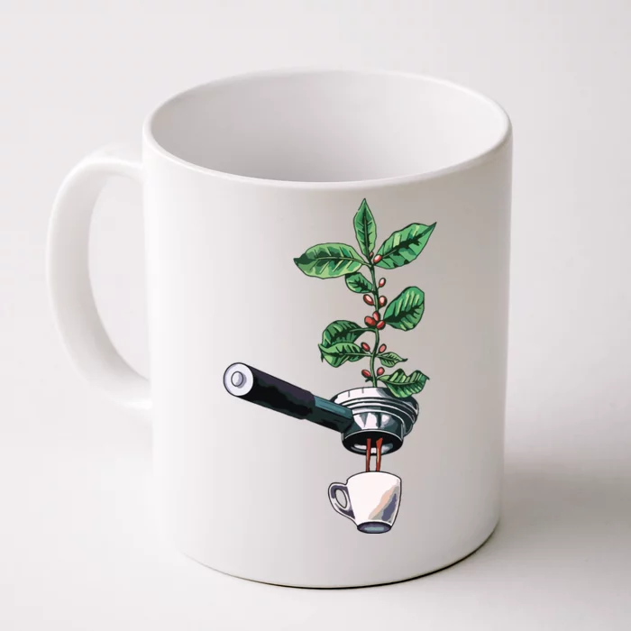 Coffee Plant Espresso Barista Front & Back Coffee Mug