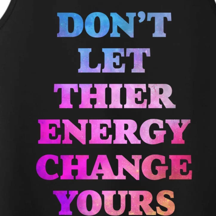 Cute Positive Energy Spiritual Meditation Graphic Funny Gift Performance Tank