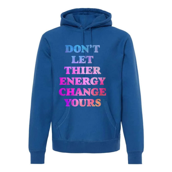 Cute Positive Energy Spiritual Meditation Graphic Funny Gift Premium Hoodie