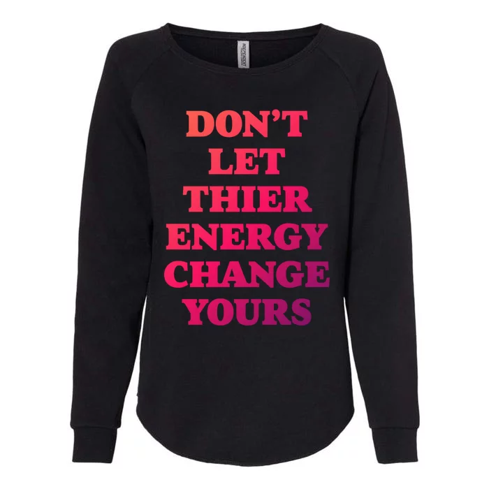 Cute Positive Energy Spiritual Meditation Graphic Gift Womens California Wash Sweatshirt