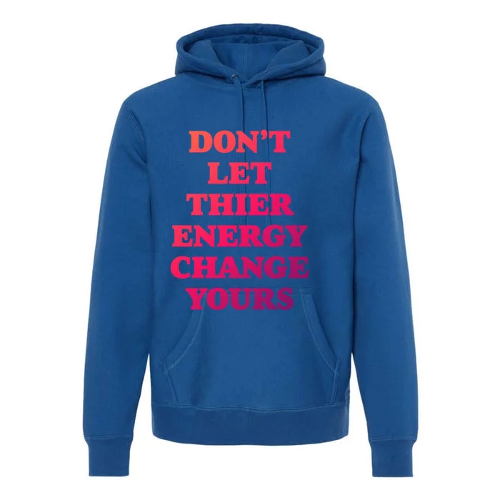 Cute Positive Energy Spiritual Meditation Graphic Gift Premium Hoodie