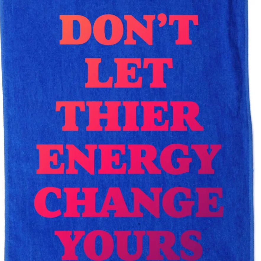 Cute Positive Energy Spiritual Meditation Graphic Gift Platinum Collection Golf Towel