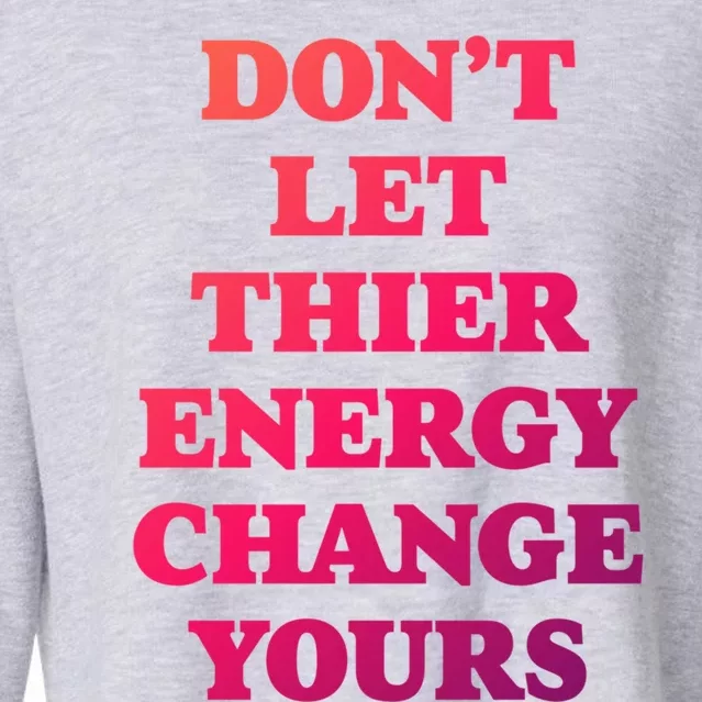 Cute Positive Energy Spiritual Meditation Graphic Gift Cropped Pullover Crew