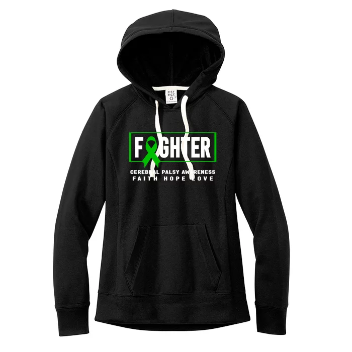 Cerebral Palsy Fighter Gift Funny Gift Cerebral Palsy Awareness Gift Women's Fleece Hoodie