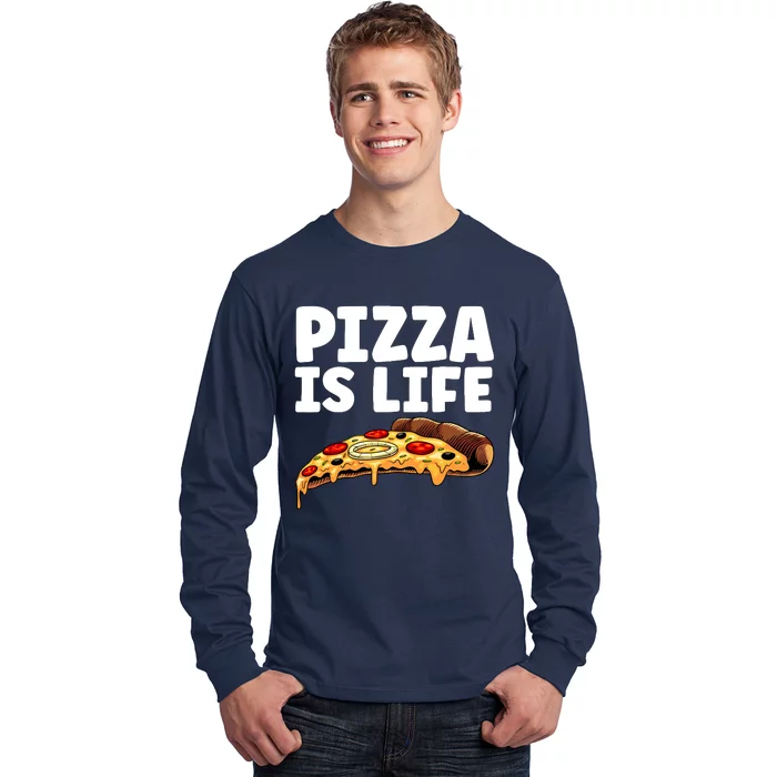 Cool Pizza For Hawaiian Pizza Lovers Italian Food Long Sleeve Shirt