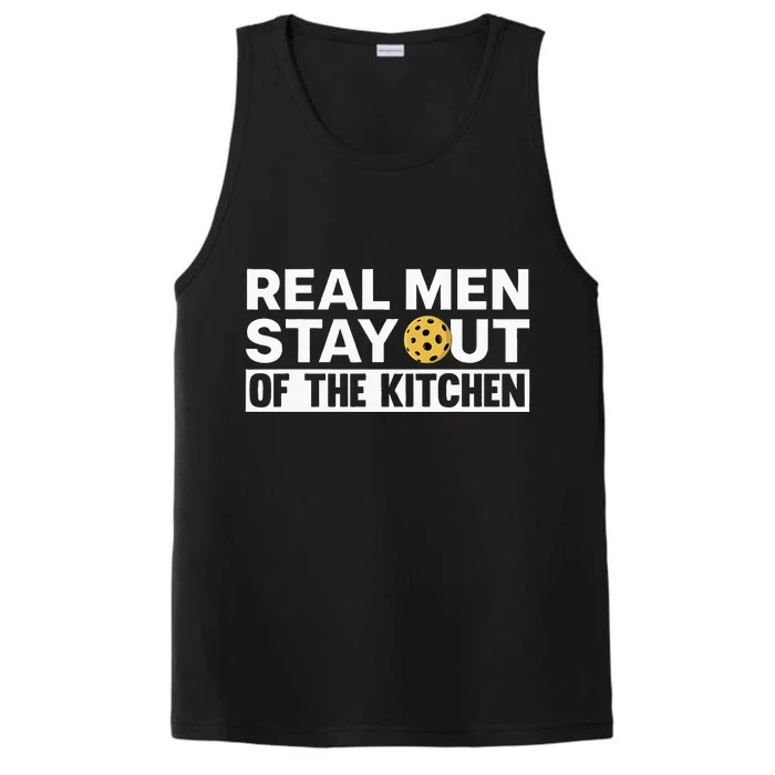 Cool Pickleball For Men Dad Pickle Ball Sports Team Kitchen Performance Tank