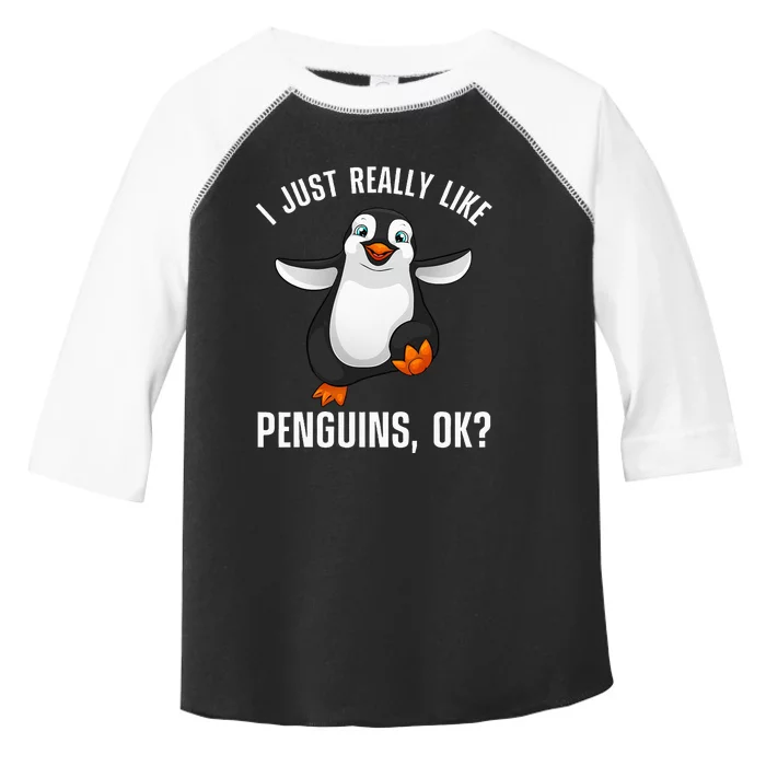 Cool Penguin For Men Women Kids Penguin Lovers Penguins Toddler Fine Jersey T-Shirt