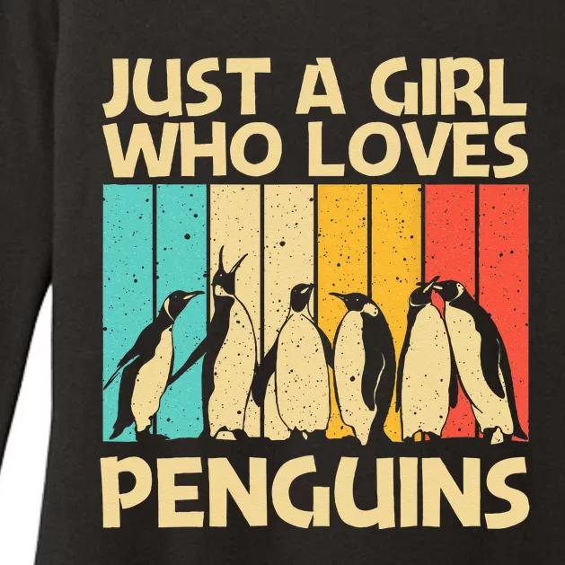 Cool Penguin For Mom Emperor Penguin Bird Lover Womens CVC Long Sleeve Shirt