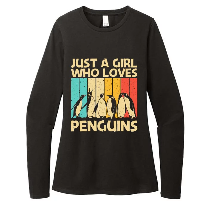 Cool Penguin For Mom Emperor Penguin Bird Lover Womens CVC Long Sleeve Shirt