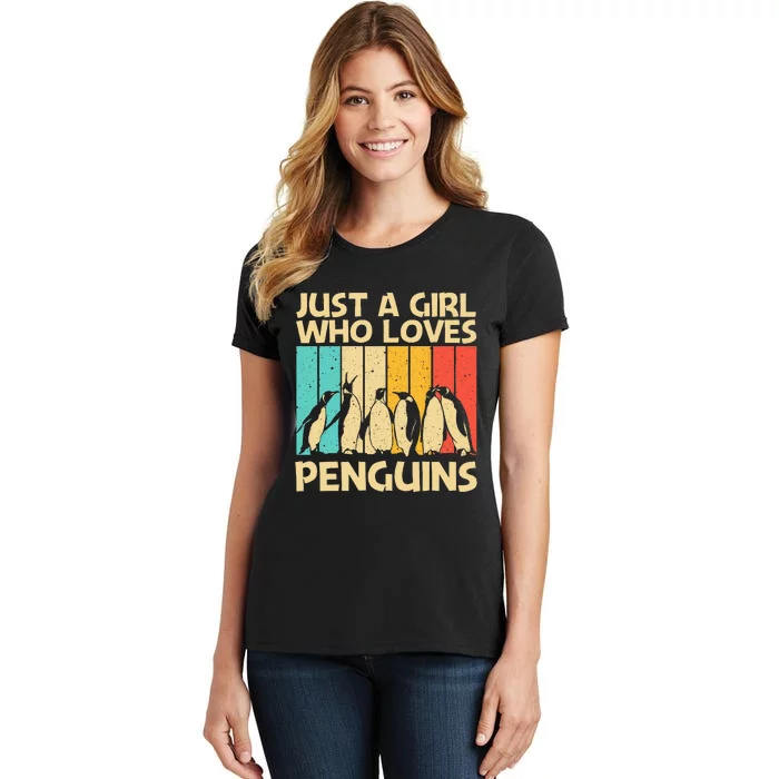 Cool Penguin For Mom Emperor Penguin Bird Lover Women's T-Shirt