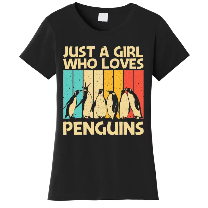 Cool Penguin For Mom Emperor Penguin Bird Lover Women's T-Shirt