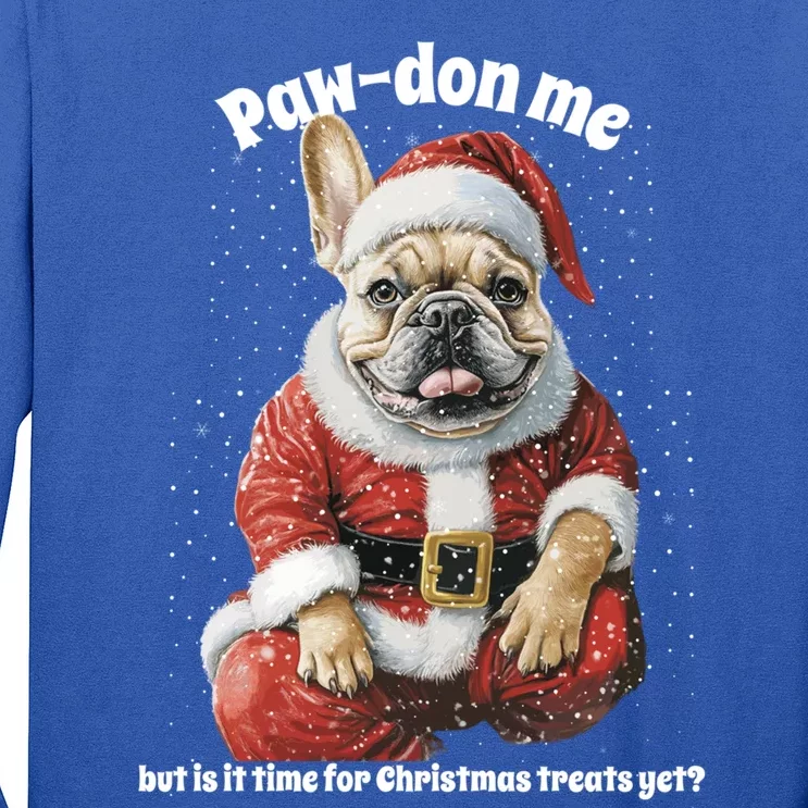 Christmas Pug Funny Santa Dog Great Gift Long Sleeve Shirt