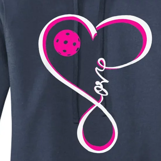 Cute Pickleball For Women Ladies I Love Pickleball Women's Pullover Hoodie