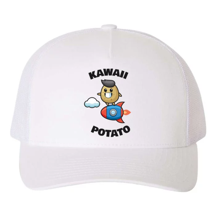 Cute Potato Funny Kawaii Potato Yupoong Adult 5-Panel Trucker Hat