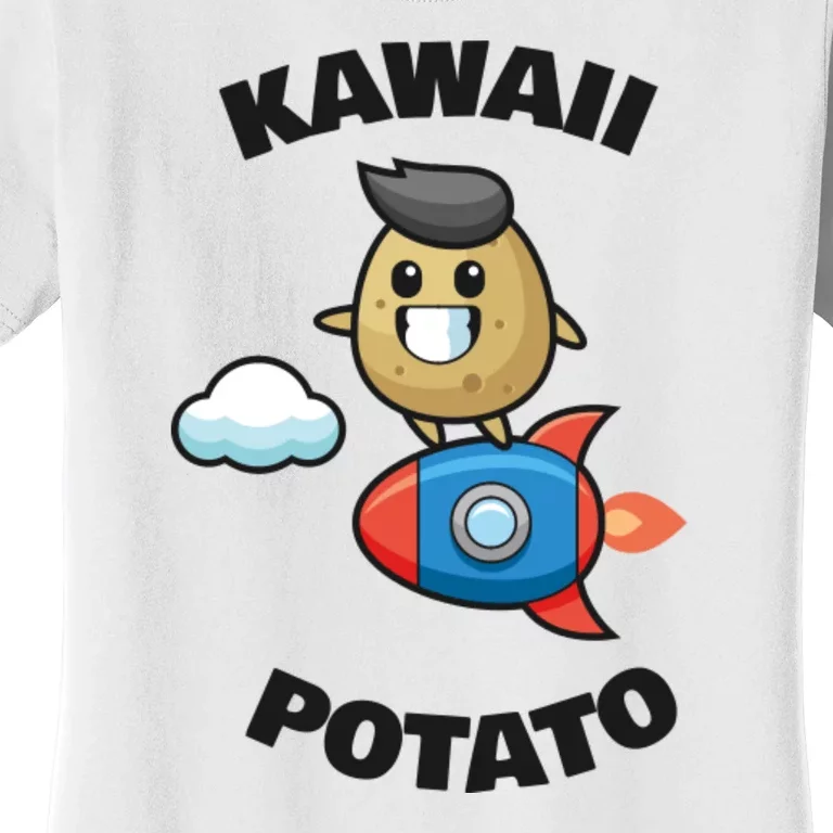 Cute Potato Funny Kawaii Potato Women's T-Shirt