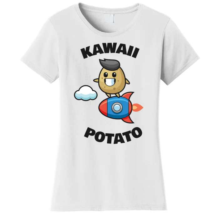 Cute Potato Funny Kawaii Potato Women's T-Shirt