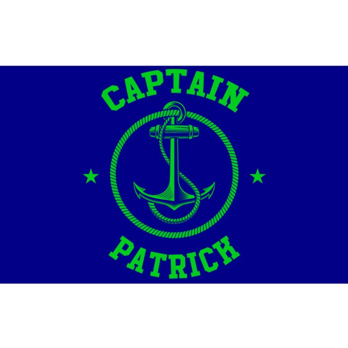 Captain Patrick Funny Personalized Name Sailing Boat Gift Bumper Sticker