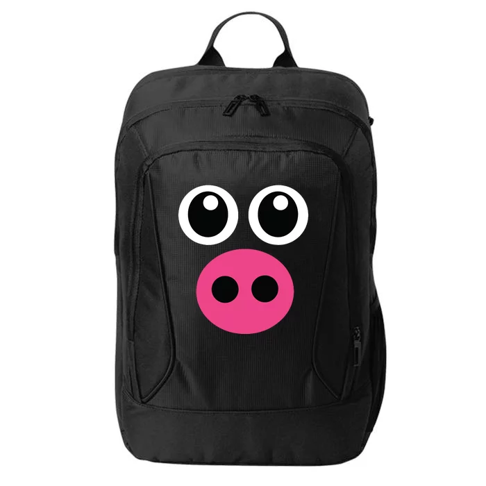 Cute Pig Face Diy Barnyard Animal Halloween Costume City Backpack