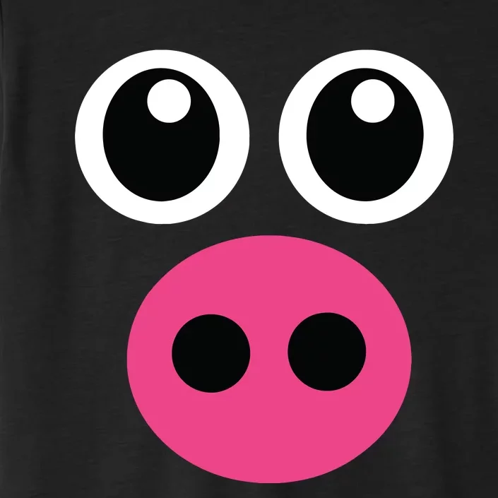 Cute Pig Face Diy Barnyard Animal Halloween Costume ChromaSoft Performance T-Shirt