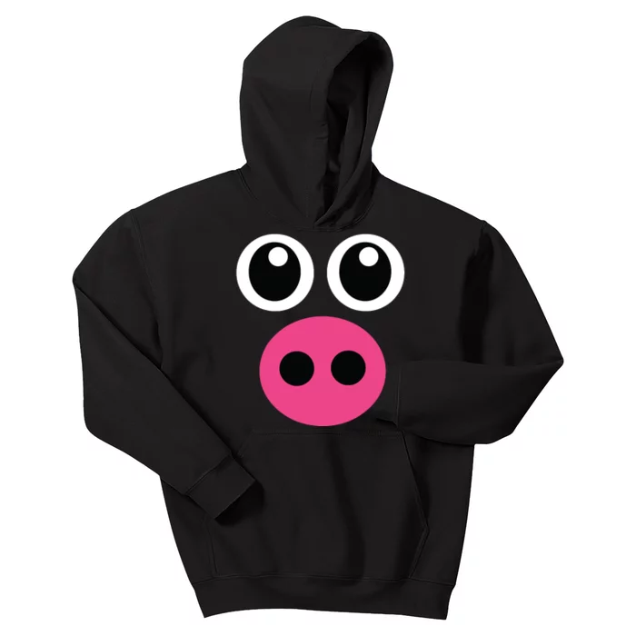 Cute Pig Face Diy Barnyard Animal Halloween Costume Kids Hoodie