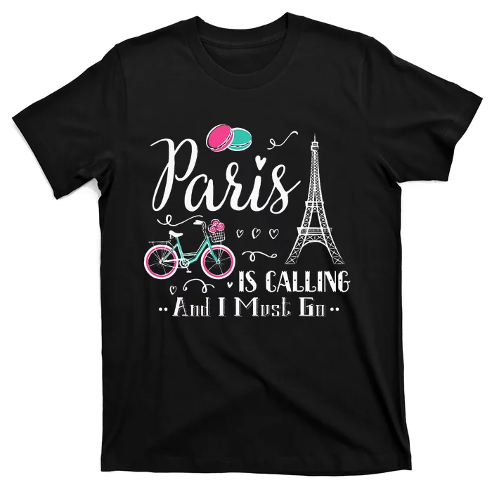 Cute Paris France Vacation Travel Christmas Gift T-Shirt