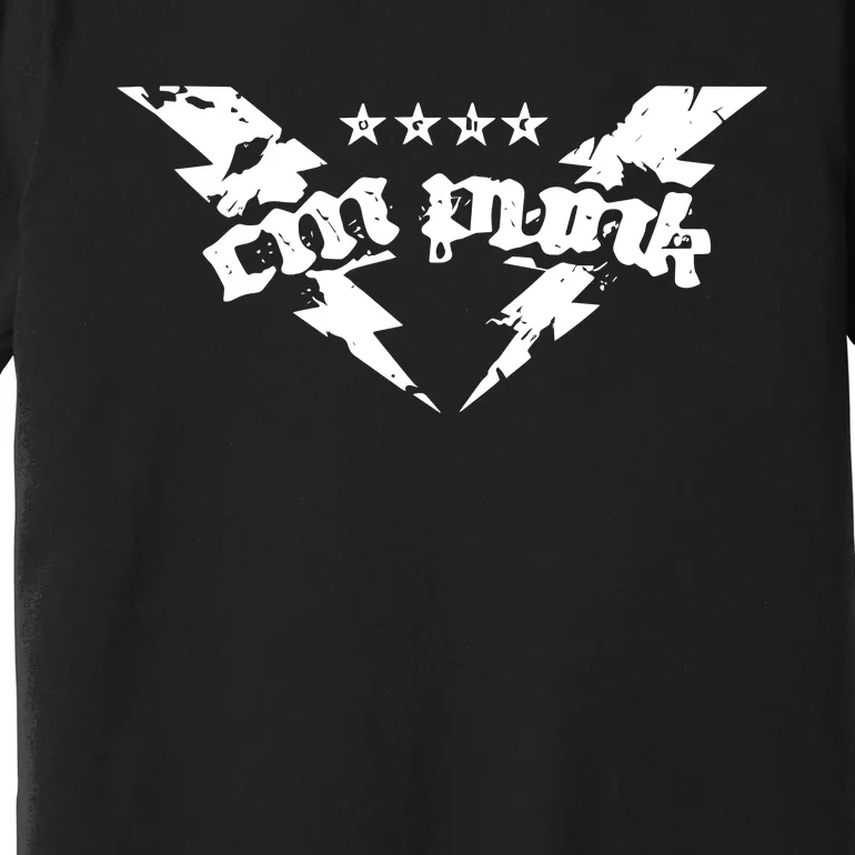 Cm Punk Fists Straight Edge Premium T-Shirt