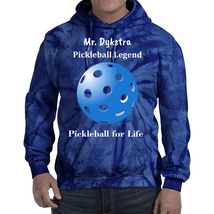 Custom Pickleball For Life Personalize Text Name Tie Dye Hoodie