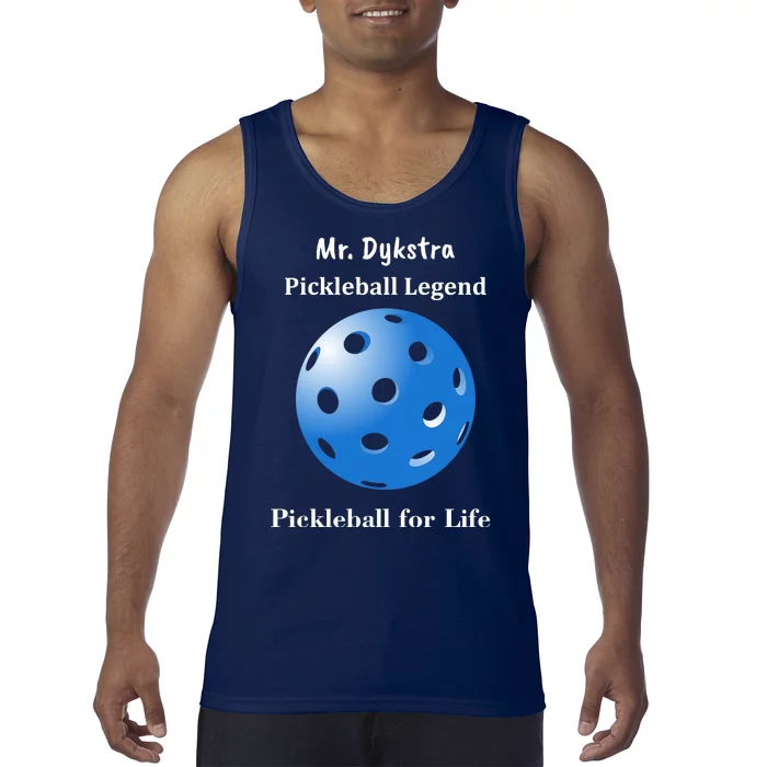 Custom Pickleball For Life Personalize Text Name Tank Top