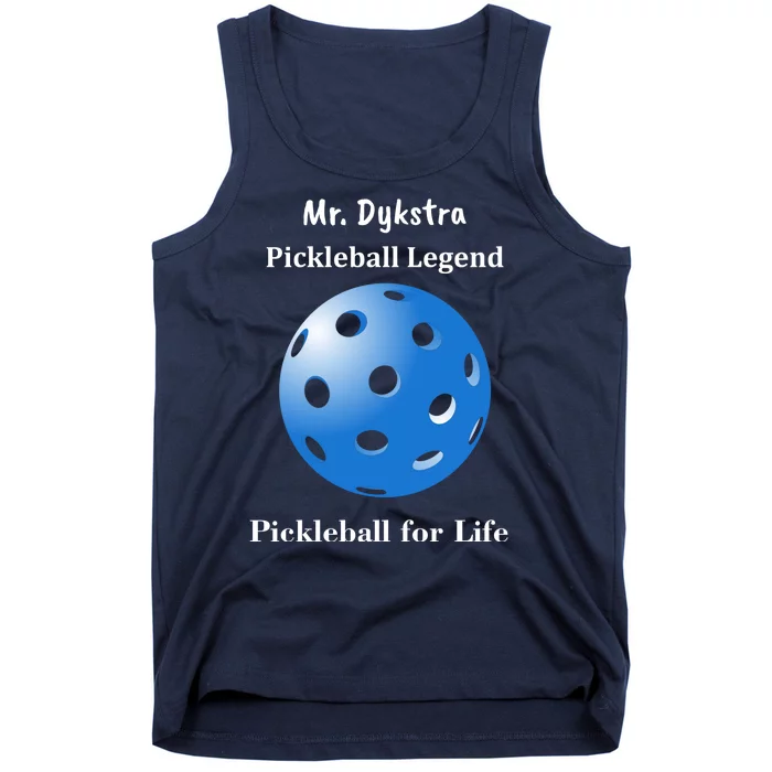 Custom Pickleball For Life Personalize Text Name Tank Top