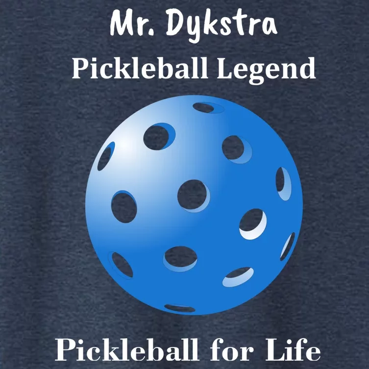 Custom Pickleball For Life Personalize Text Name Women's Crop Top Tee