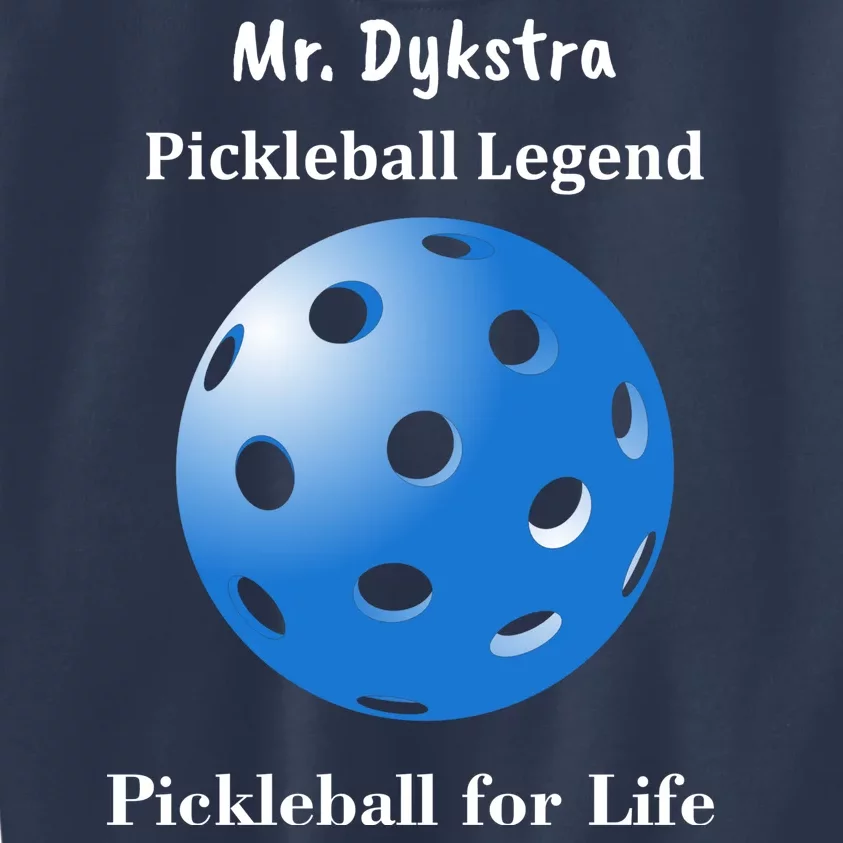 Custom Pickleball For Life Personalize Text Name Kids Sweatshirt