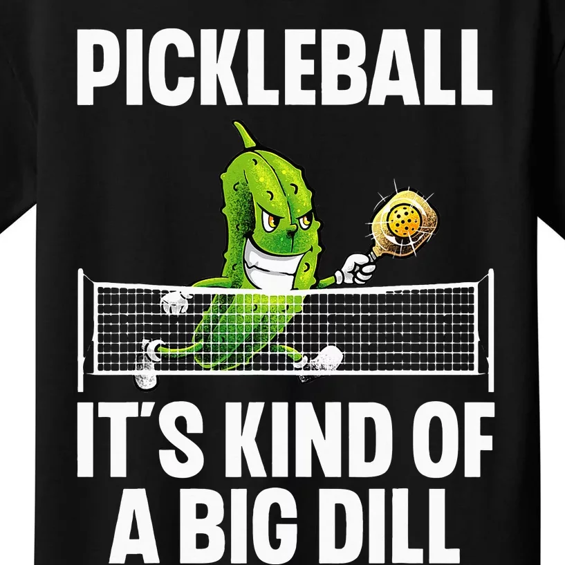 Cool Pickleball For  Pickle Ball Player Big Dill Kids T-Shirt