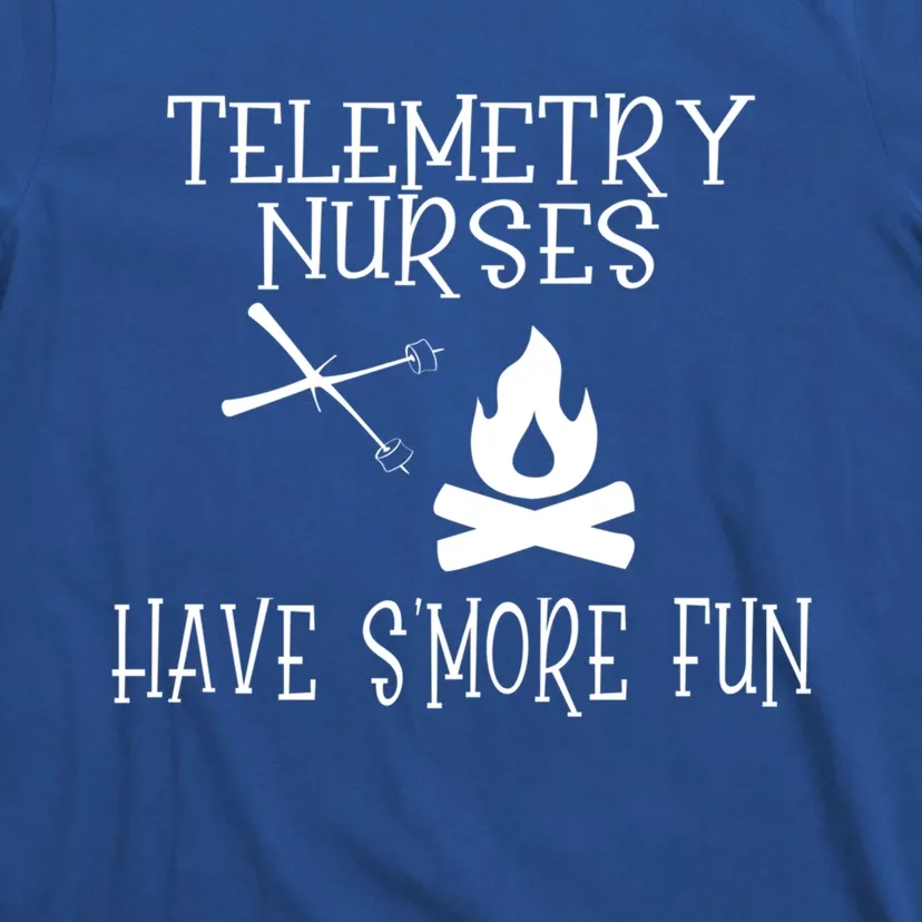 Camping Pun For Nursing Specialty Telemetry Nurse Gift T-Shirt