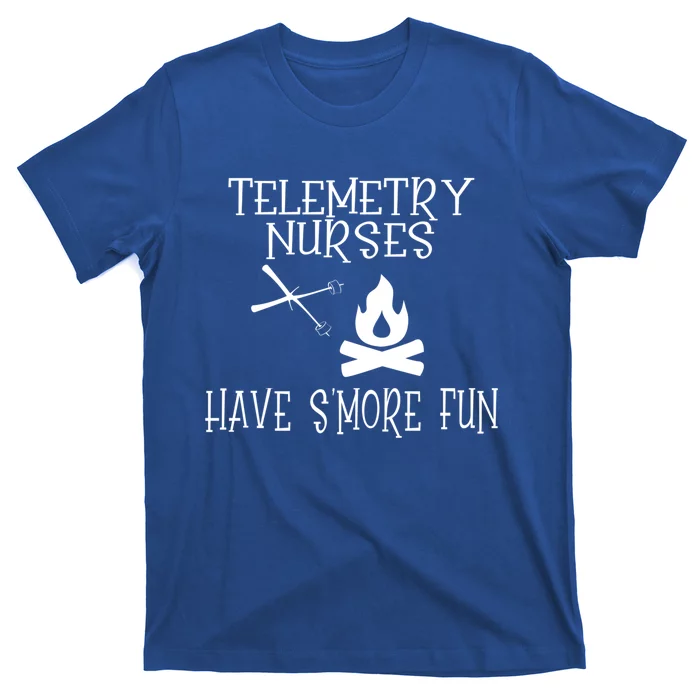 Camping Pun For Nursing Specialty Telemetry Nurse Gift T-Shirt