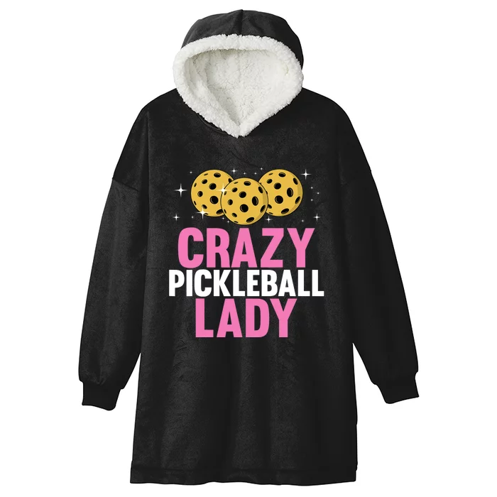 Cool Pickleball For Wo Girls Pickleball Player & Lover Hooded Wearable Blanket