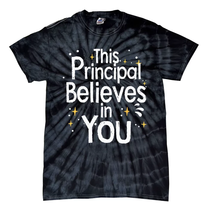 Cute Principal For Men Women School Head Principal Tie-Dye T-Shirt