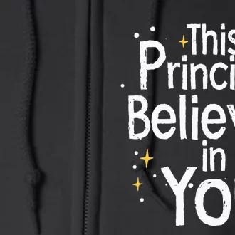 Cute Principal For Men Women School Head Principal Full Zip Hoodie