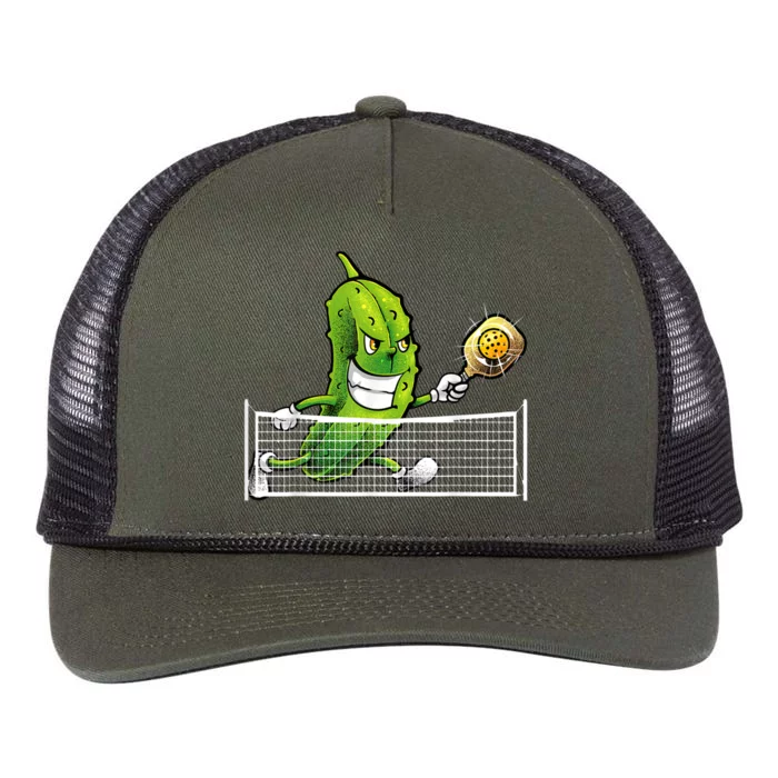 Cute Pickleball For Men Women Racket Sport Pickleball Lover Retro Rope Trucker Hat Cap