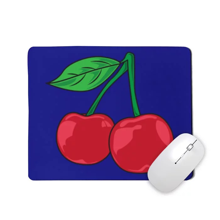 Cherry Pocket Fruit Lover Sweet Bomb Farmer Red Cherries Gift Mousepad