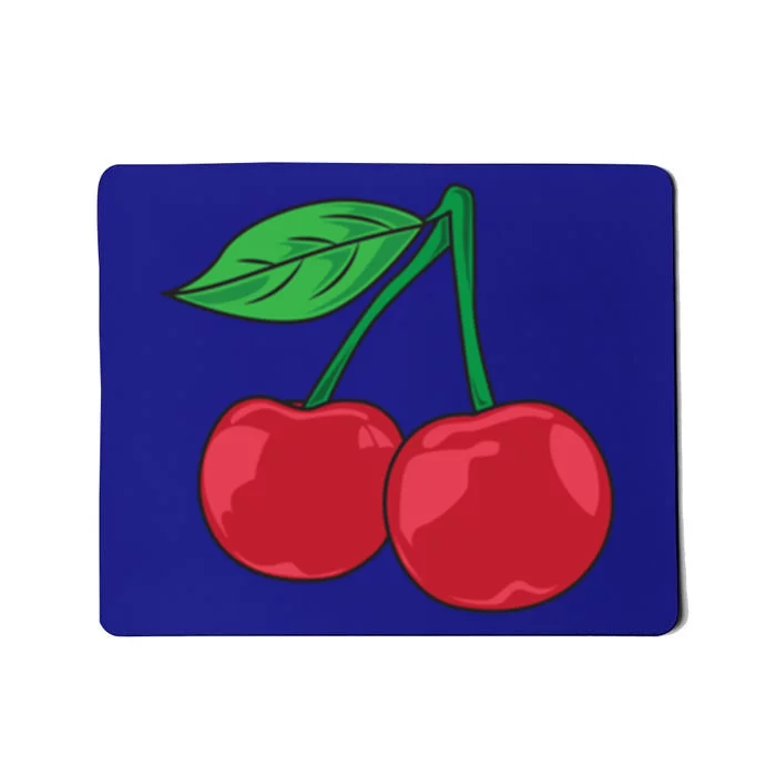 Cherry Pocket Fruit Lover Sweet Bomb Farmer Red Cherries Gift Mousepad