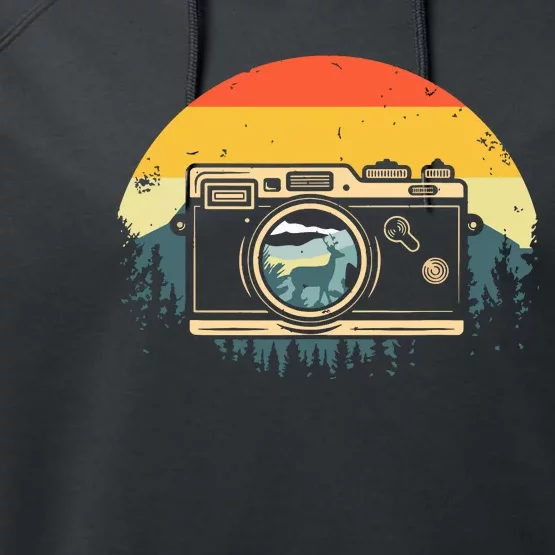 Cool Photography For Women Photographer Camera Lover Performance Fleece Hoodie