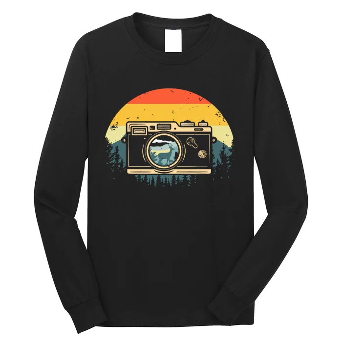 Cool Photography For Women Photographer Camera Lover Long Sleeve Shirt