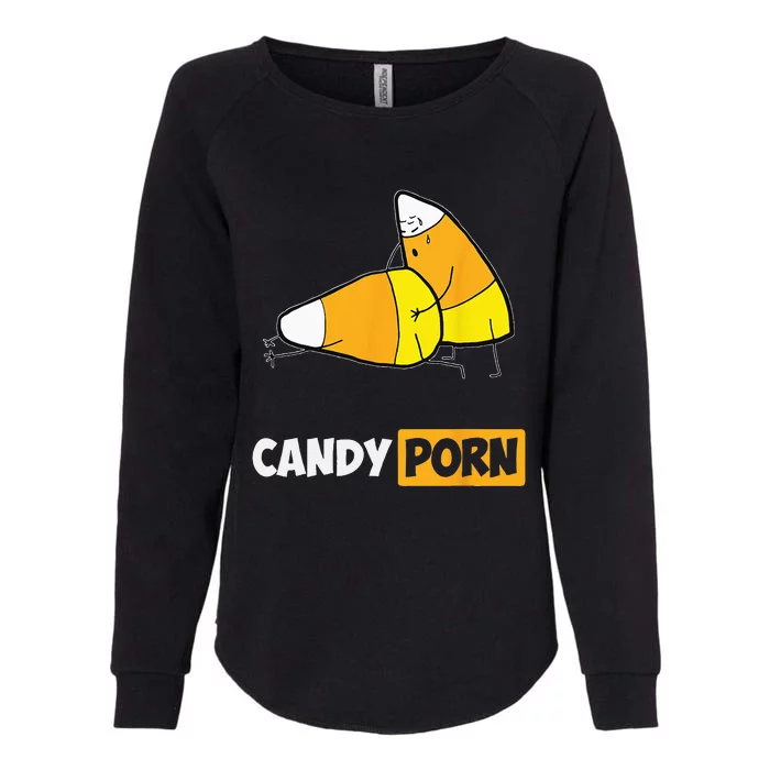 Candy Porn Funny Halloween Men Gift Womens California Wash Sweatshirt