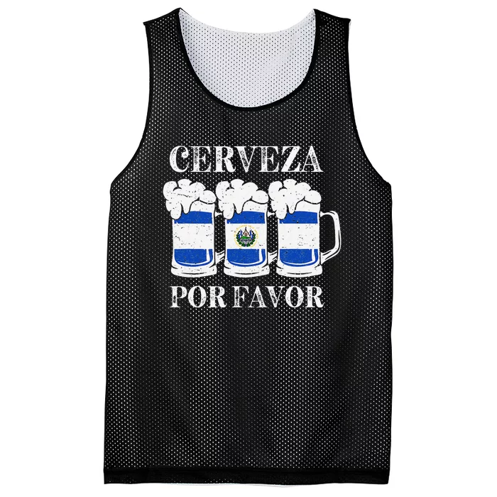 Cerveza Por Favor Salvadoran Beer Pupusas Tamales Party Mesh Reversible Basketball Jersey Tank