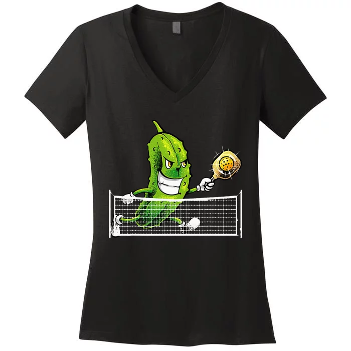 Cute Pickleball For Men Women Racket Sport Pickleball Lover Women's V-Neck T-Shirt