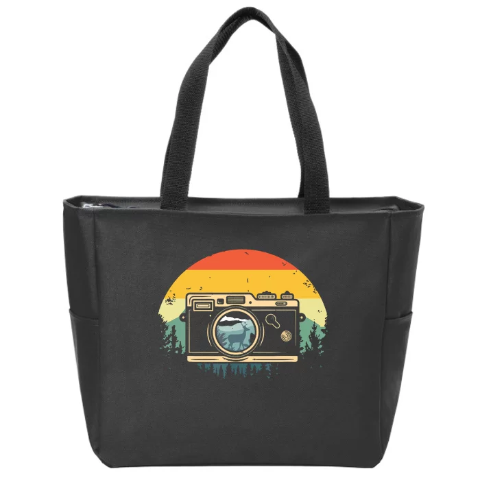 Cool Photography For Men Women Photographer Camera Lover Zip Tote Bag