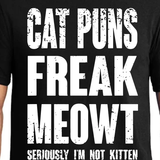 Cat Puns Freak Meowt Pajama Set