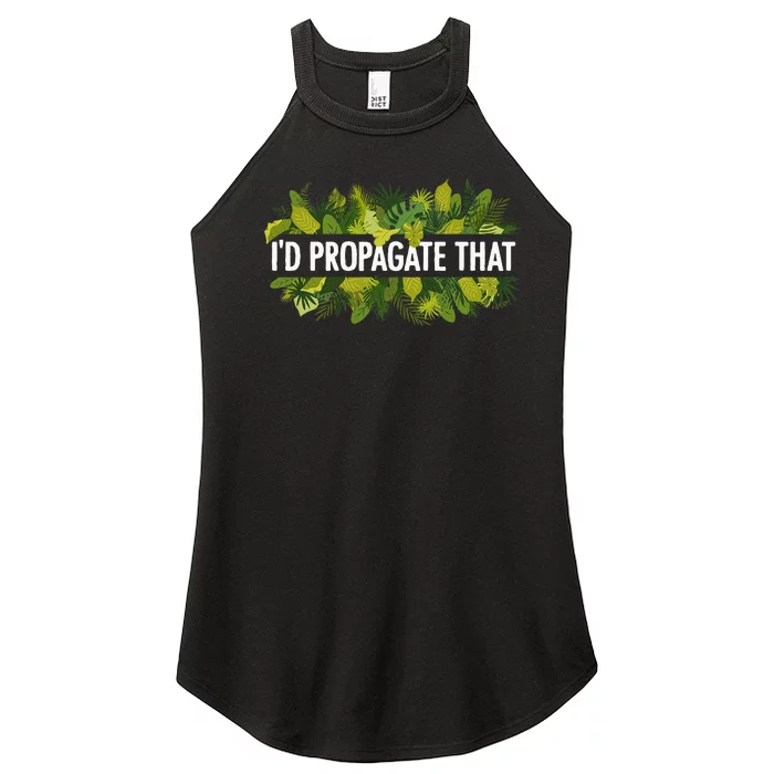 Cool Plant For Women Propagation Plant Lover Gardener Women’s Perfect Tri Rocker Tank