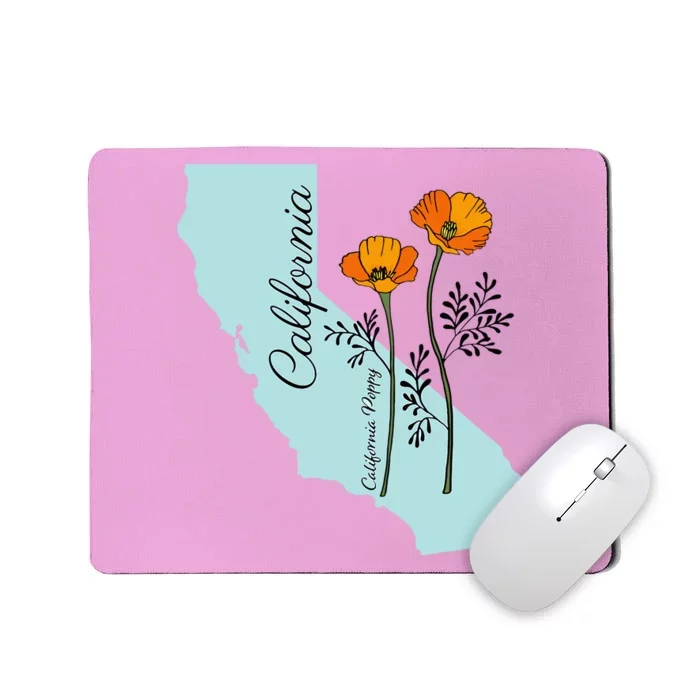 California Poppy Flower Mousepad