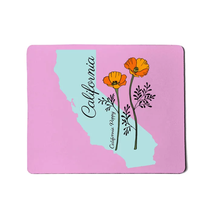 California Poppy Flower Mousepad